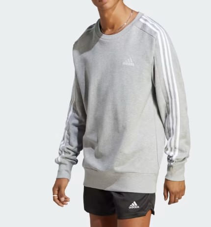 Moletinho-Adidas-Essentials-3-Stripes-Ic9319-Cinza-