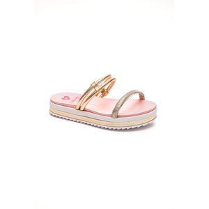 Chinelo Molekinha Papete Infantil Menina 2305.1560 Ouro
