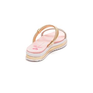 Chinelo Molekinha Papete Infantil Menina 2305.1560 Ouro