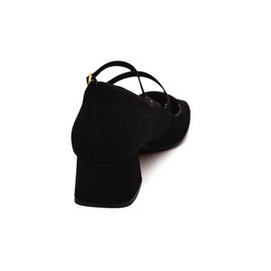 Sapato Bebece Feminino Mary Jane Nobuck T4618-326 Preto