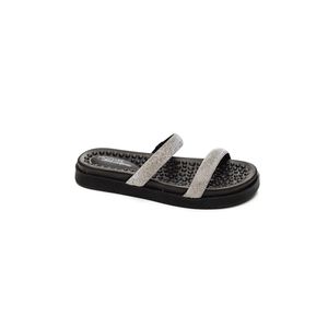 Chinelo Modare Flat Feminina Strass 7178.116 Preto