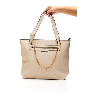 Bolsa Tote Luxcel Feminina Bg72691 Off-White