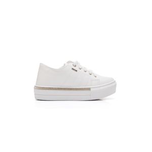 Tênis Sophia Almeida Casual Feminino Strass 69328man Branco