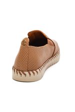 Tenis-Bottero-Slip-On-Feminino-Twister-Couro-354326-Bege