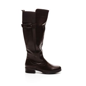 Bota Mooncity Montaria Feminina Zíper 72114 Marrom