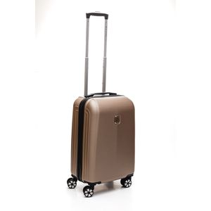 Mala De Viagem Luxcel 10kg Rígida Rodas Giro 360º Mf10467pk-P Ouro