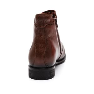 Bota Amarok Casual Masculina Zíper 572-3 Marrom