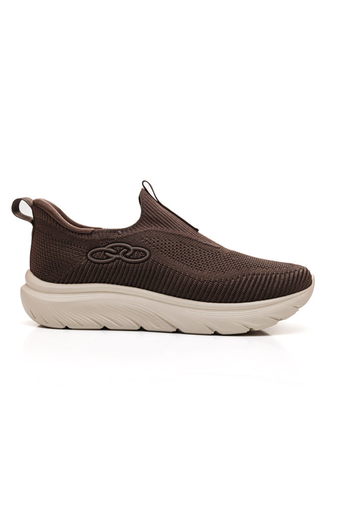 Tenis-Olympikus-Clic-Caminhada-Masculino-Clic-Cafe-Marrom