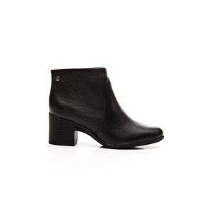 Bota Bottero Cano Curto Feminina Couro 346901 Preto