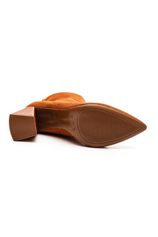 Bota-Bebece-Cano-Medio-Feminina-Em-Malha-Knit---T4316-033-Caramelo