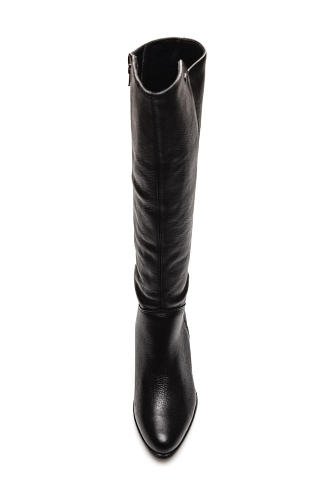 Bota-Bottero-Cano-Longo-Feminina-Couro-Burnish-Wood-34690-Preto