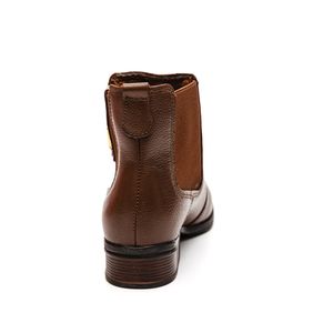 Bota Pegada Feminina Em Couro  Diana 282003 Marrom