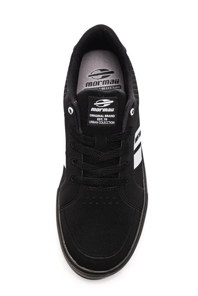 Tenis-Mormaii-Urban-Stripe-3-Masculino-Stripe-3-Preto