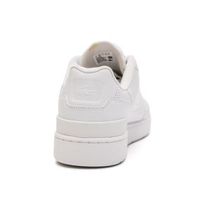 Tênis De Couro Lacoste T-Clip Masculino 43sma0023br21g Branco