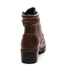 Bota Br2 Lady Coturno Feminino 11715a Marrom