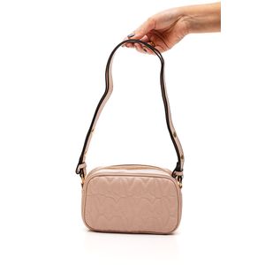 Bolsa Via Marte Tiracolo Feminina Pequena Matelassê B2-501-01 Rosa
