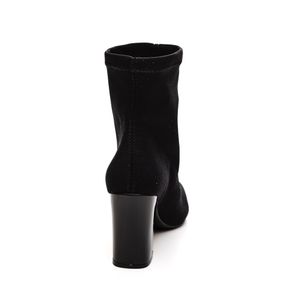 Bota Via Marte Strech Feminina Cano Médio 021-004-01new Preto