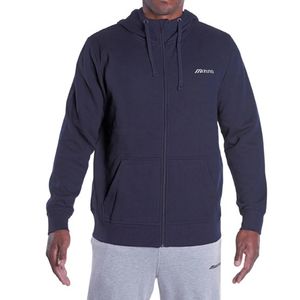 Jaqueta Mizuno Moletom Masculino Zipper Mimss3269 Marinho