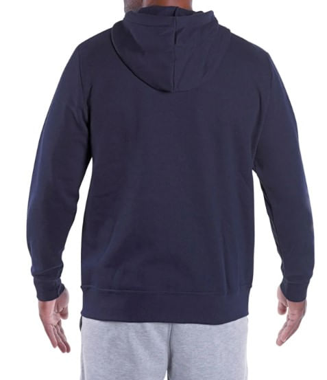 Jaqueta Mizuno Moletom Masculino Zipper Mimss3269 Marinho