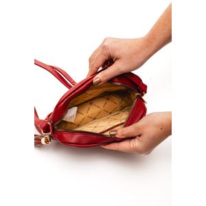 Bolsas Luxcel Crossbody Feminina Gash  Bg72689 Vinho