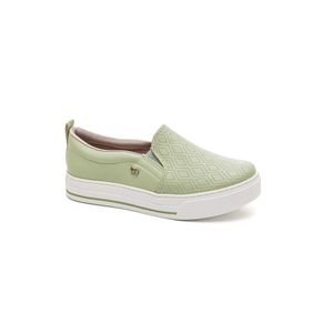 Tênis Via Marte Feminino Slip On Flatform 027-007-02 Verde