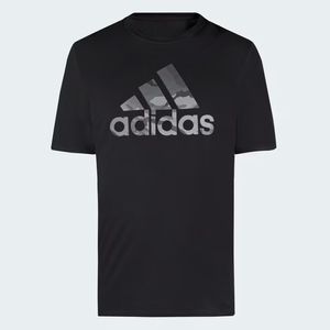 Camiseta Adidas Big Logo Camuflado Masculina Iv6997 Preto