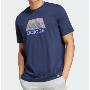 Camiseta Adidas Estampada Codes Badge Of Sport Masculina Iy0732 Marinho