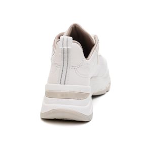 Tênis Via Marte Casual Feminino Jogging  140-003-02 Branco