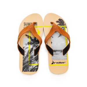 Chinelo De Dedo Rider Strike Point Masculino 12325 Bege
