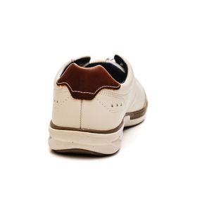 Sapatênis Pegada Masculino Em Couro Rye 111102-04 Off-White