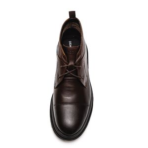 Bota Democrata Garage Eron Masculina  Couro 528101-001 Marrom