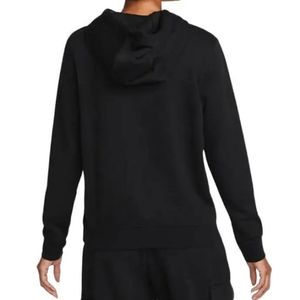 Blusão Nike Sportswear Club Fleece Feminino Dq5793-010 Preto