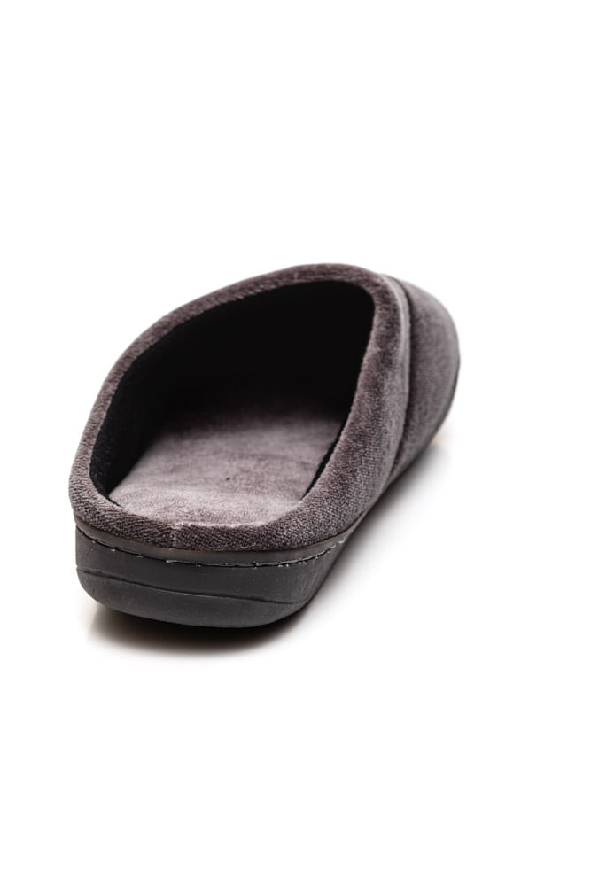 Pantufa-Vairelli-Chinelo-De-Quarto-Masculina-Em-Plush-600324-Chumbo