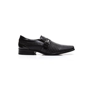 Sapato Social Bertelli Masculino De Sintético Verniz 70.194vz Preto