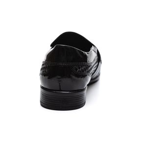 Sapato Social Bertelli Masculino De Sintético Verniz 70.194vz Preto