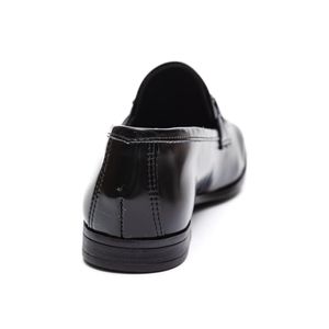 Sapato Via Marte Mocassim Feminino Brilho 075-010 Preto