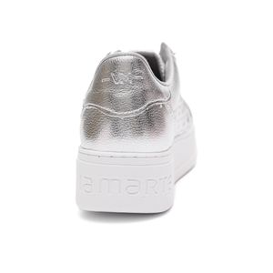 Tênis Via Marte Slip On Feminino Flatform 023-016 Prata