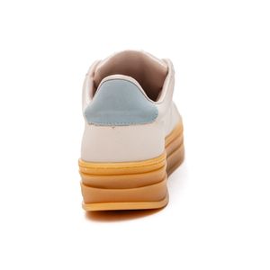 Tênis Via Marte Casual Feminino Solado Em Borracha 156-002-04 Bege