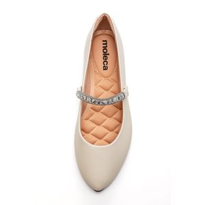 Sapatilha Moleca Feminina  Napa Sardenha Tira Londres 5635.878 Off-White