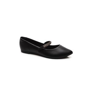 Sapatilha Moleca Feminina  Napa Sardenha Tira Londres 5635.878 Preto