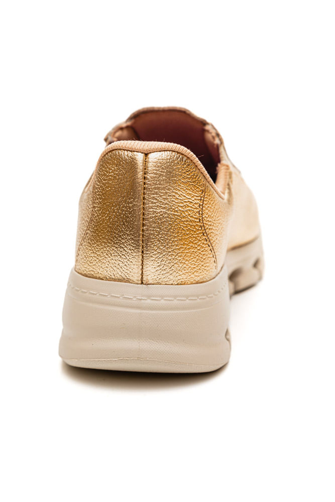Tenis-Usaflex-Slip-On-Feminino-Couro-Am0901-Ouro