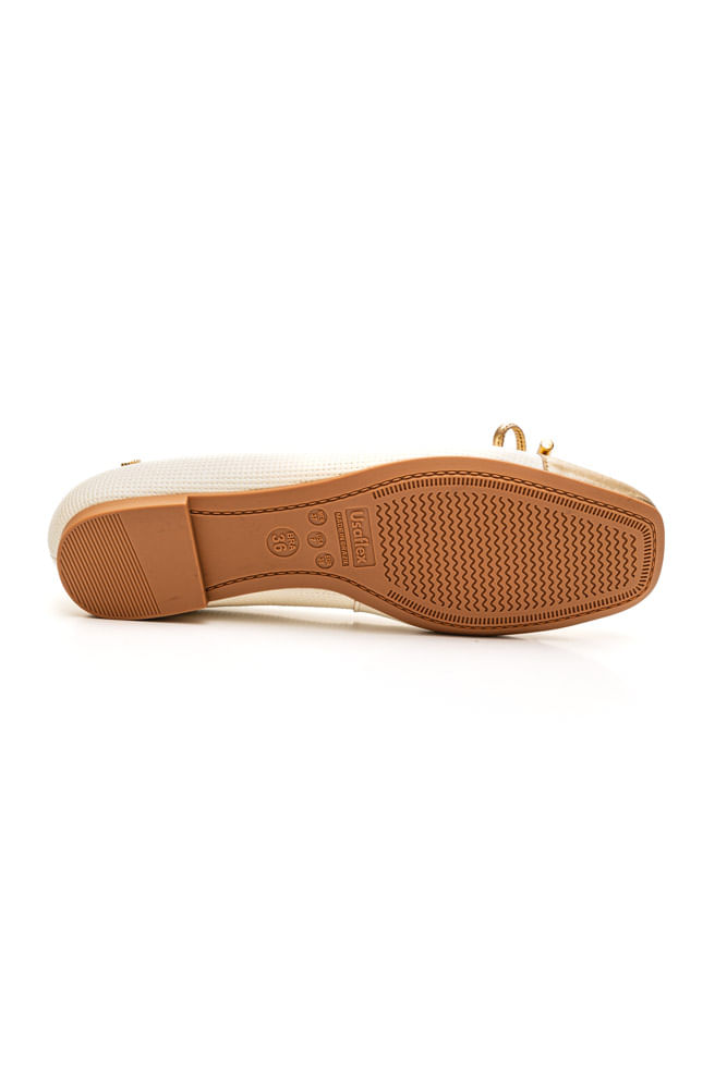 Sapatilha-Usaflex-Sapatilha-Usaflex-Feminina-Couro-Ma0602-Off-White