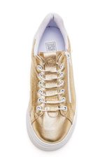 Tenis-Bottero-Casual-Feminino-Em-Couro-365105-Ouro