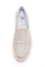 Tenis-Bottero-Casual-Feminino-Slip-On-Em-Couro-365302-Cinza