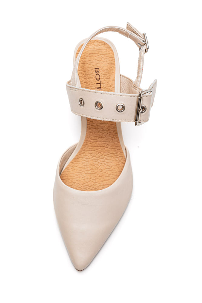 Sapato-Bottero-Salto-Baixo-Feminino-Couro-354908-Off-White