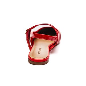 Sapatilha Bottero Feminina Em Couro 365003-01 Vermelho