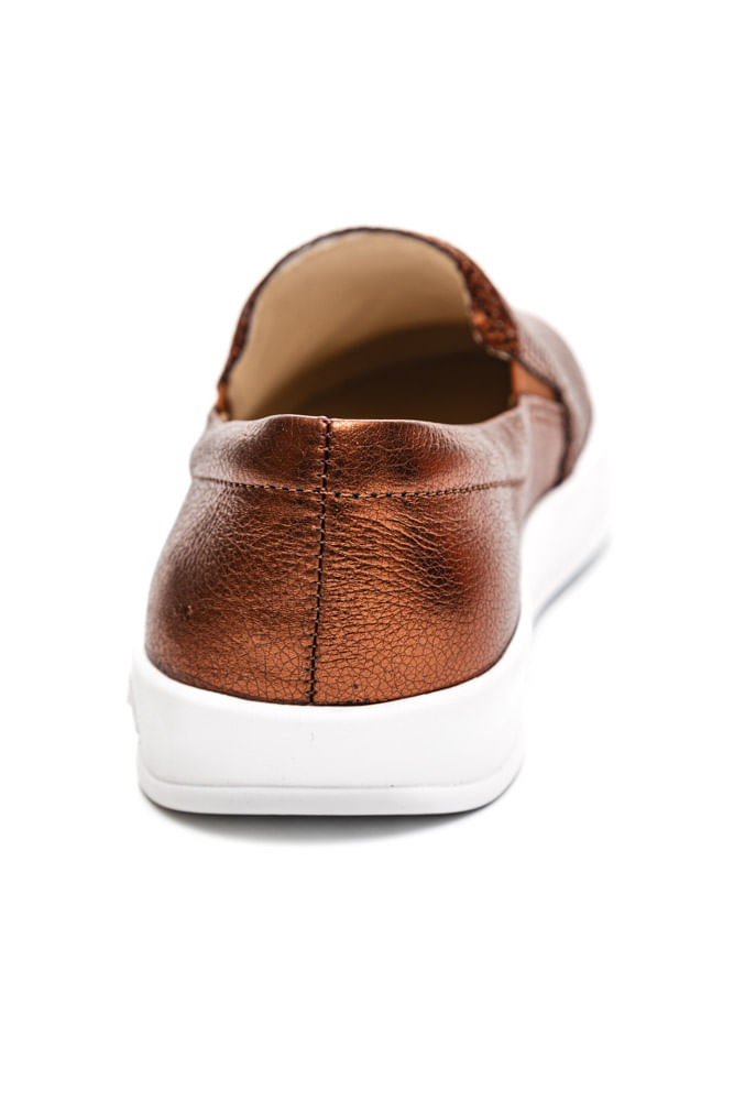 Tenis-Bottero-Slip-On-Feminino-Couro-364901-Cobre