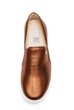 Tenis-Bottero-Slip-On-Feminino-Couro-364901-Cobre