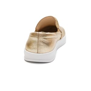 Tênis Bottero Slip On Feminino Couro 364901 Ouro
