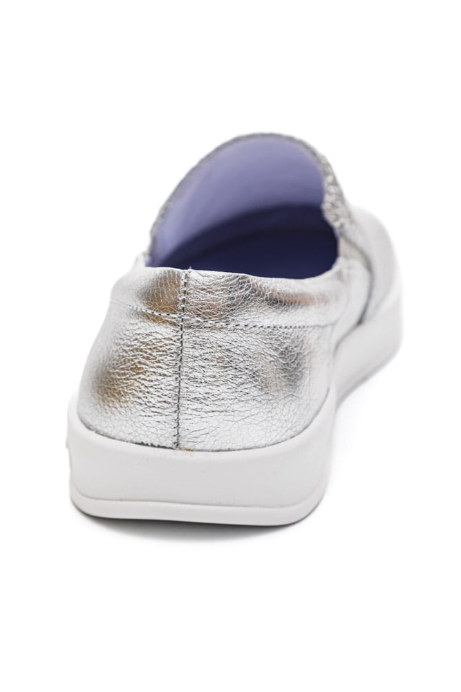 Tenis-Bottero-Slip-On-Feminino-Couro-364901-Prata